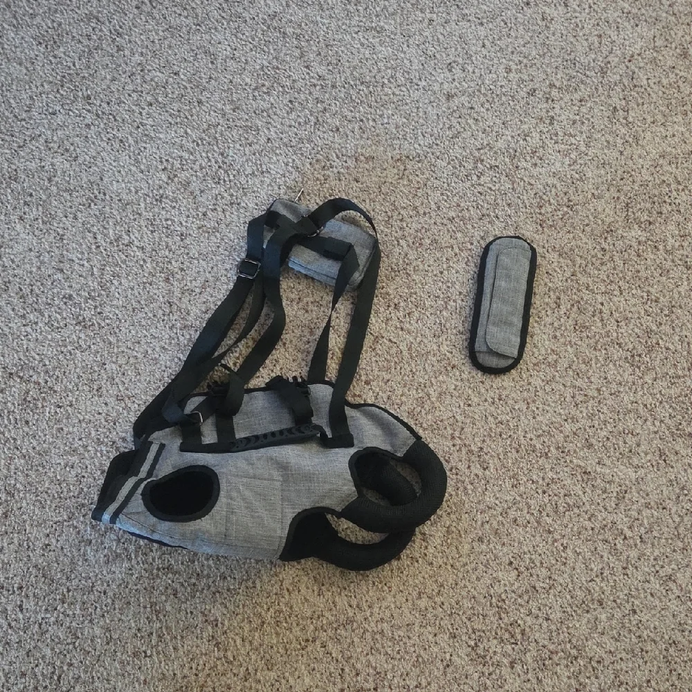 Gray Pet Harness
